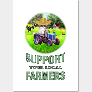 Support Your Local Farmer Posters and Art